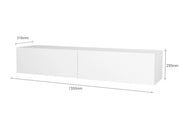 Dorpek Jorah Floating Wall-Mounted TV Stand & Media Console