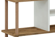 Tivo TV Stand with Premium White Doors & Solid Wood Legs