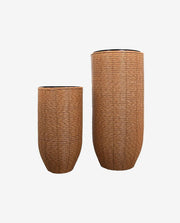 Decorative Woven Storage Basket with Handles