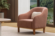 Loft Bohemian Chenille Convertible Sofa Set with Sofa Bed