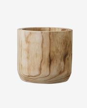 Wooden Spice Box with Compartments and Lid