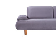 Santa Luxury Velvet Sofa Set with Adjustable Backrest Mechanism