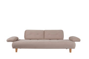 Santa Luxury Velvet Sofa Set with Adjustable Backrest Mechanism
