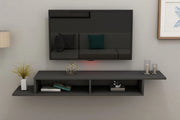 Muson Floating Wall-Mounted TV Stand with Display Shelving