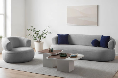 Turin Luxury Bouclé Sofa Set
