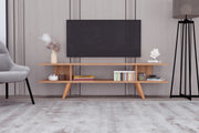 Eco Atlantic Pine TV Stand with Solid Wood Legs
