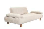 Santa Luxury Velvet Sofa Set with Adjustable Backrest Mechanism